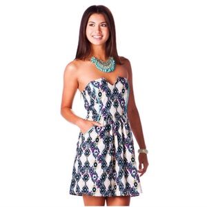 Strapless Cocktail Dress